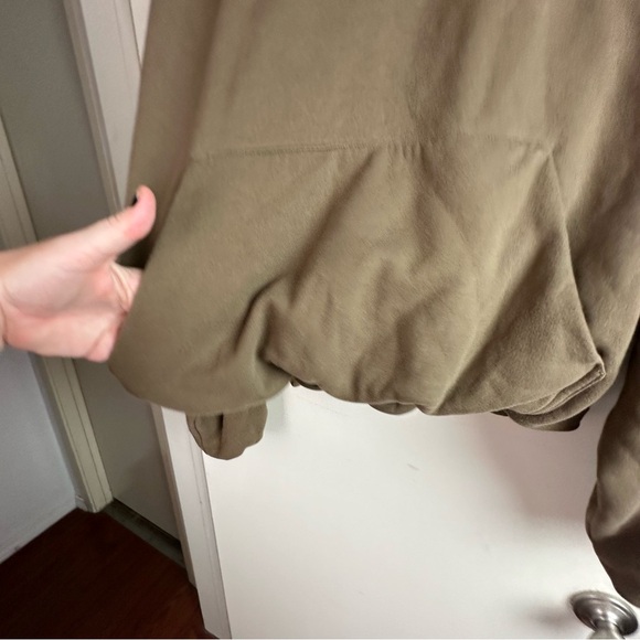 IDLT Basics Brown Loose Oversized Double Layer Comfort Unisex Perfect Hoodie XL - Picture 8 of 16